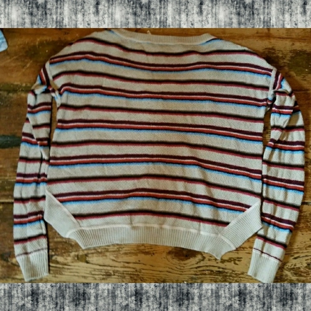 Free People FP BEACH road trip sweater Striped top - Picture 3 of 8